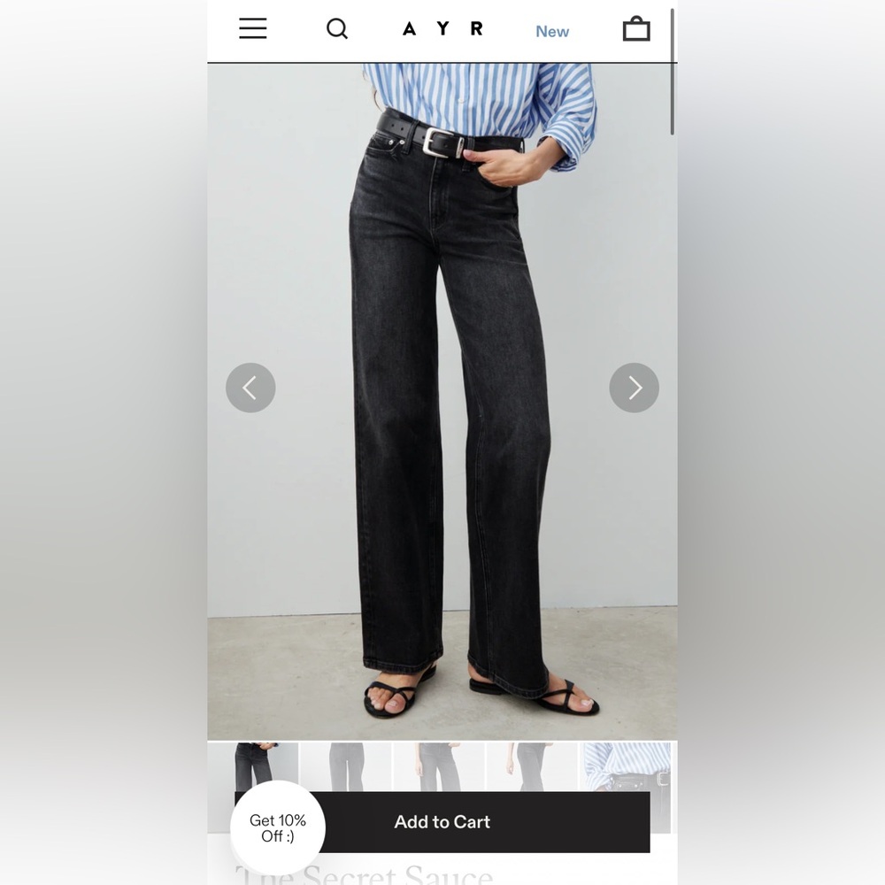 AYR The Secret Sauce, Black Jeans